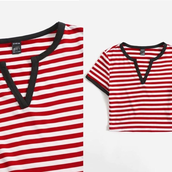 🎉 Sale! NEW! Striped Tee - Picture 2 of 3